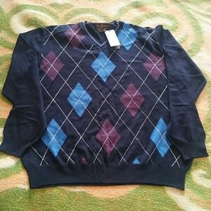 Merino Wool Men's Sweater, XL